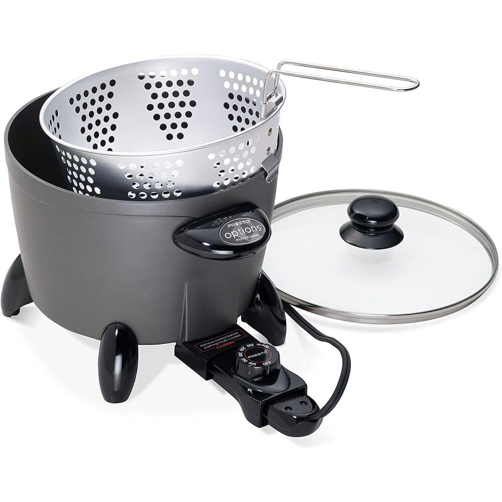 National Presto Ind 06003 Options Multi Cooker/Steamer - Heavy Cast Aluminum - Quantity 1