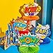 10 Pieces Hero Themed Party Decoration Hero Themed Honeycomb Centerpieces 3D Table Topper Paper Large Word Action Sign Standing Cards for Birthday Baby Shower Decor Party Supplies