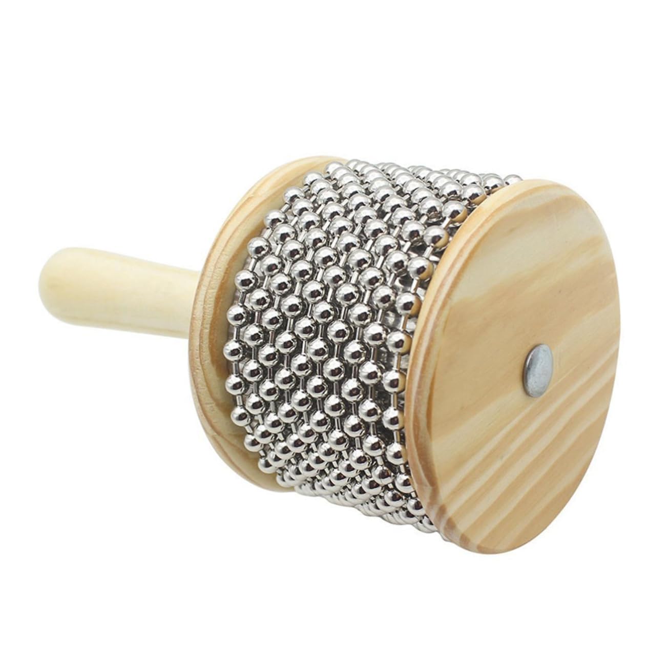 ifundom Educational Boys and Girls Drum 3.4'' Wooden Rhythm Stick Hand Shaker for Music