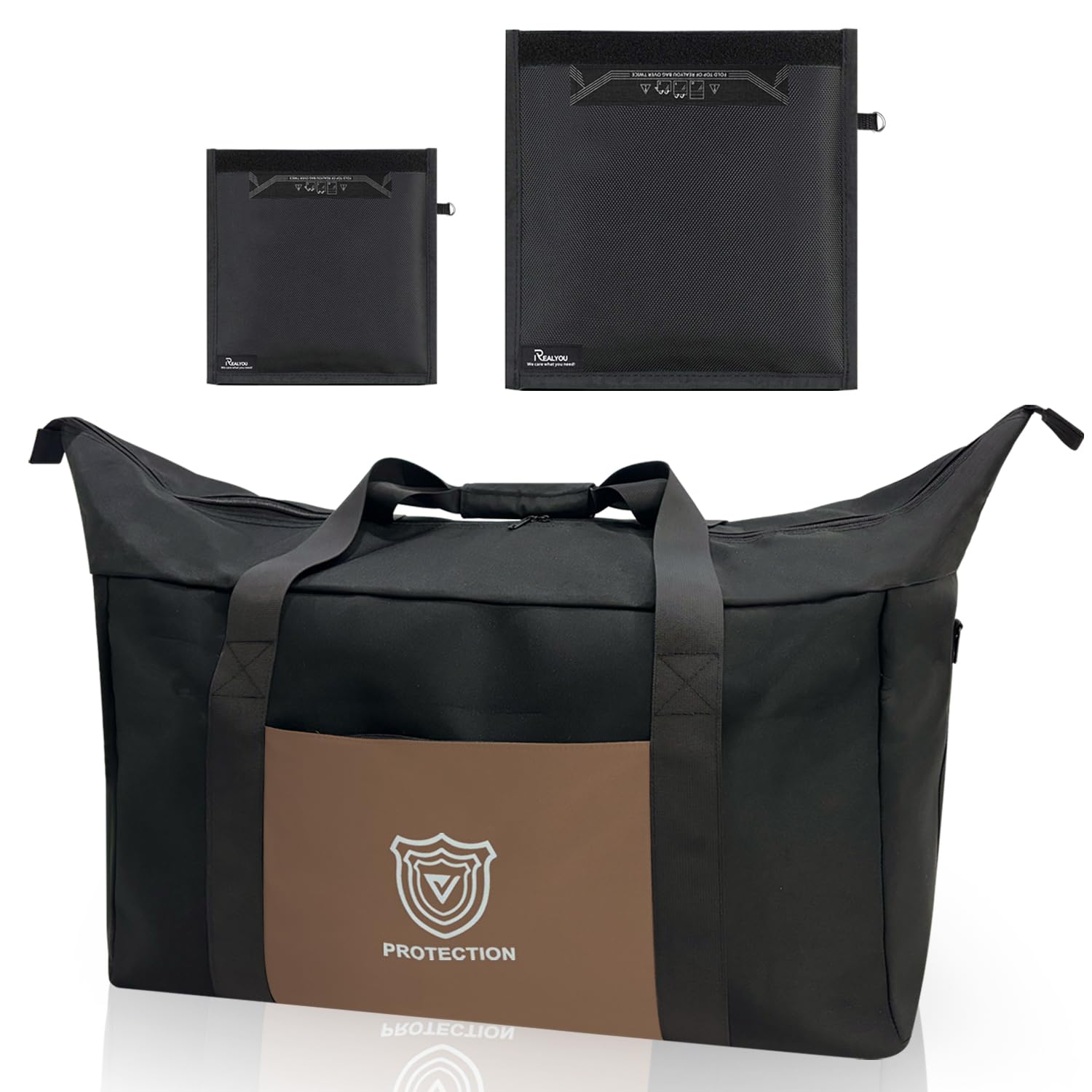 Faraday Bag for Large Electronics, Military-Grade XL Faraday Bag Protection For RF Shielding, Signal Blocking, Privacy, Signal-Blocking, Anti-tracking