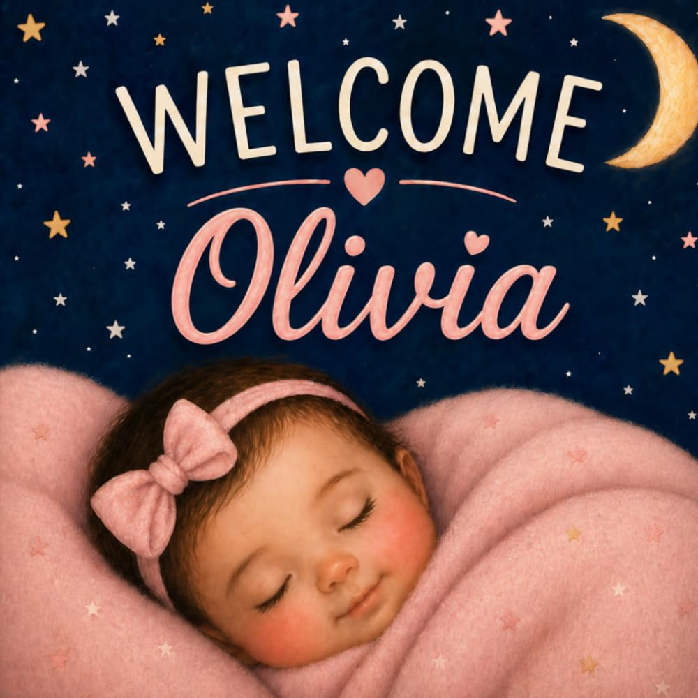 Welcome, Olivia: A Personalized Baby Girl Keepsake Book Celebrating the Arrival of Your Little Olivia (Three Hearts Personalized Baby Books (Olivia))