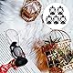 TOYANDONA 5 Stücke Miniatur Laterne Vintage Kerosin Lampe Modell Mini Gartenlaterne Puppenhaus Zubehör Ornament Neujahr Geschenke für Feengarten Deko Sukkulenten Kaktus Moos Garten Modellbau
