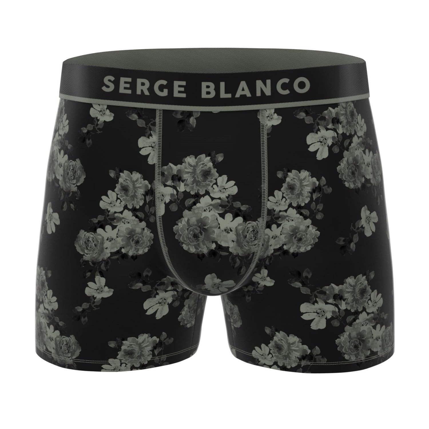 Serge Blanco Boxer Homme, Caleçon Homme Respirant & Ultra-Doux (Lot de 3)