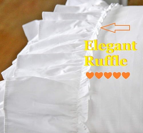 Miniatura 10 de Queen's House - Fundas de almohadas con volados, 2 unidades.