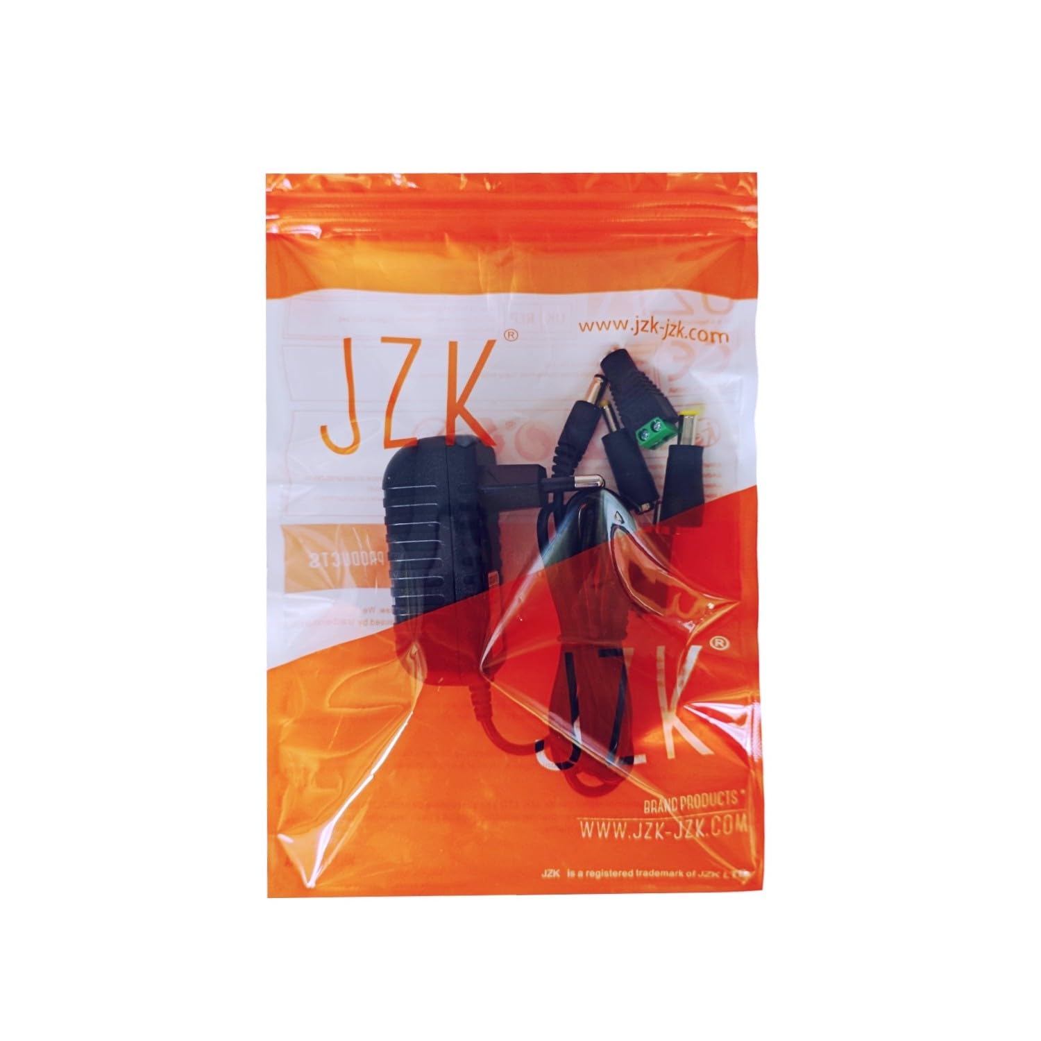 JZK DC 12W 12V 1A Adattatore alimentazione, caricabatterie da muro sostitutivo, con spina a barilotto 3.5 x 1.35 mm/4.0 x 1.7 mm/5.5 x 2.1 mm/terminale LED, per strisce luminose LED, telecamera CCTV