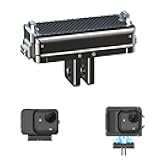 Magnetic Quick Release Mount for Insta360 GO Ultra, Aluminum Alloy Base Strong Neodymium Magnet & Anti-Slip Silicone Pad, Compatible with Tripods/Selfie Sticks for Action Shooting/Vlogging