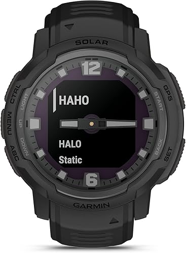 Miniatura 2 de Garmin Instinct Crossover Solar - Edición táctica, reloj inteligente híbrido resistente con capacidad de carga solar, características tácticas