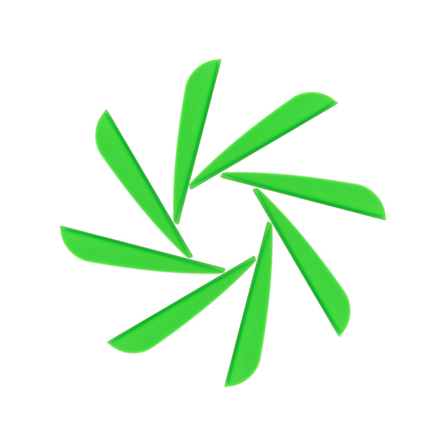 Arrows Vanes Fletches 3 Inch Plastic TPU Fletching for Hunting Targeting Arrow (51 Pack)