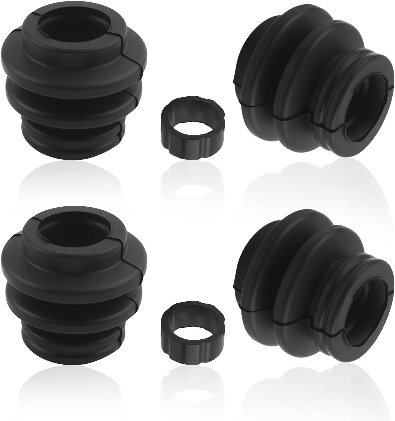 4PCS Caliper Pin Boot Kit,Brake Caliper Slide Pins Bushing Set Compatible with Toyota Cadillac Jeep,Brake Calipers Pins Bushing Kit with O-Rings Restore Calipers Performance