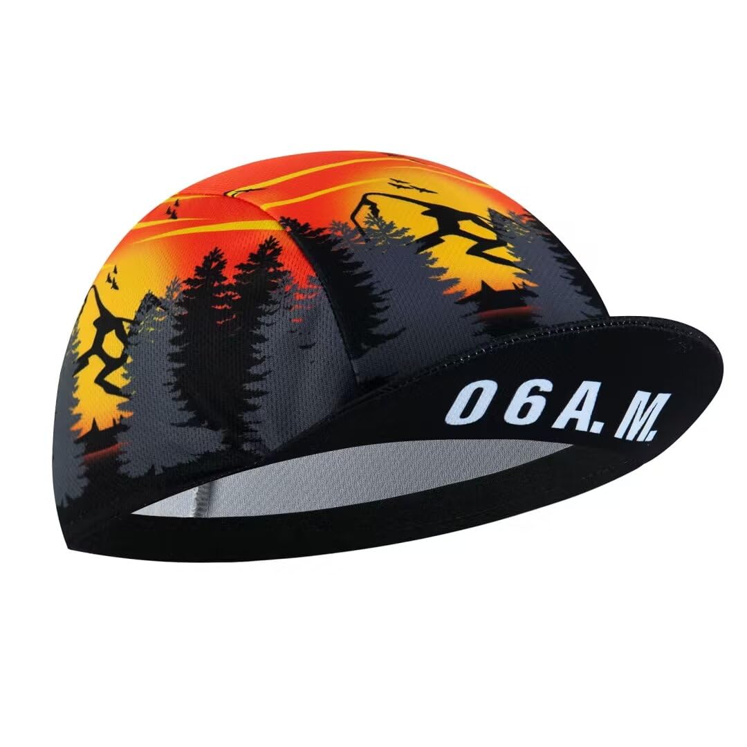 Cycling Cap for Man and Woman Cycling Hat Under Helmet-Polyester Breathable Sweat Absorbent