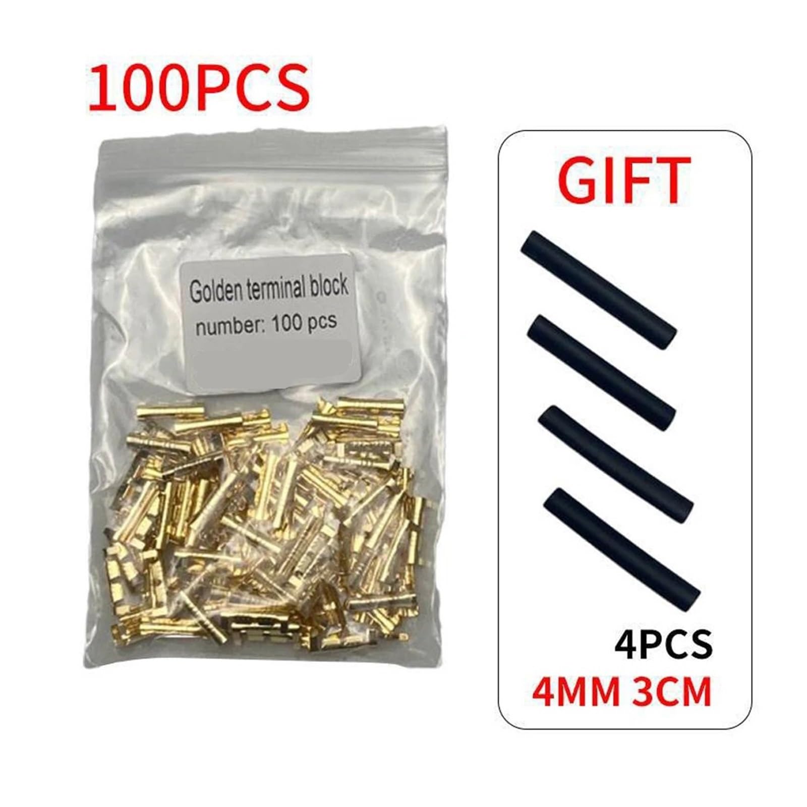 100/200 Stück Tab Kalteinsätze Klemmen 453 U Typ 0,3-1,5 mm2 Drahtverbinder Drücken der Taste Schnellanschlussklemme(100Pcs)