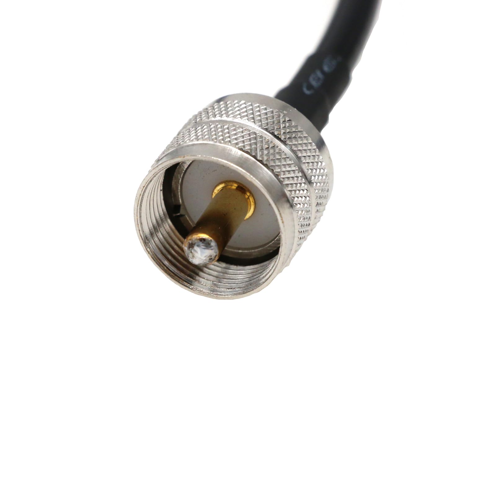 Câble Coaxial PL259 UHF Mâle-mâle 2m - Pour Radio CB/antennes