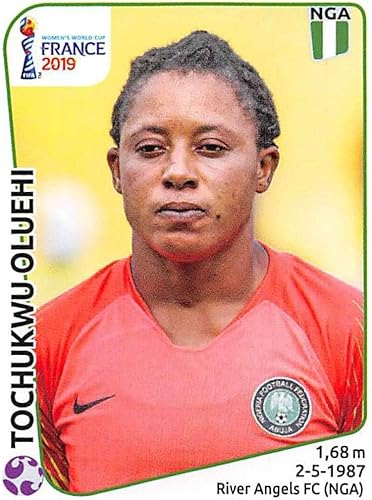 2019 Panini FIFA Women's World Cup France Album Stickers (Individual Sticker Only) Soccer #83 Tochukwu Oluehi Nigeria 2 Inch by 2 12 Inch