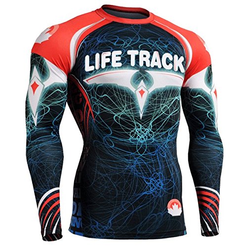 Ivory, S : 2016 MMA Rash Guard for Swimming Good Looking Men's Long Sleeves Sublimated Rash Guards All Over Printing Clothes-image-37