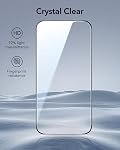 ESR 3 Pack of iPhone 17 Pro Screen Protector, Military-Grade Shatterproof, 9H Hardness, Full Coverage Tempered Glass with Ultra Fit Tray