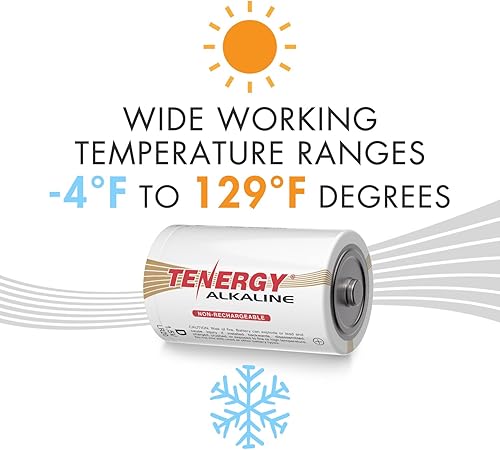 Miniatura 6 de Tenergy Paquete de 60 pilas alcalinas, 24 pilas AA, paquete de 24 pilas AAA, 4 unidades de tamaño C, 4 paquetes de tamaño D y 4 baterías de tamaño