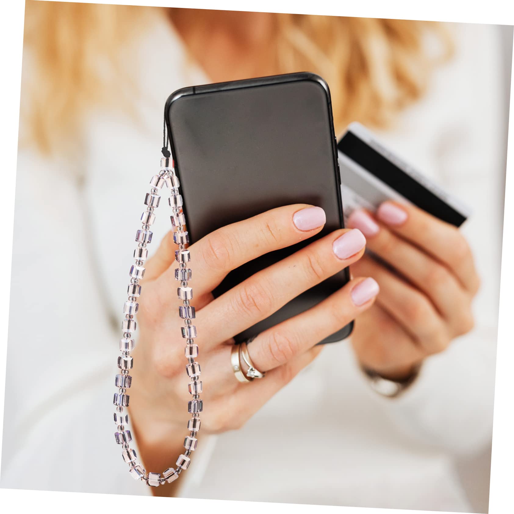 HOMSFOU Cadena Cuello De Cisne Cuerda De Mano Accesorios Moviles Accesorios Para Moviles Correa De Muñeca Para Teléfono Correa Para La Muñeca Del Cordón Del Teléfono