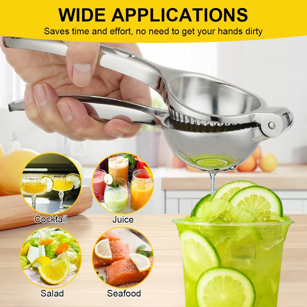 Exprimidor Limón Manual Duradero de Zinc AUAUY para Naranja y Frutas