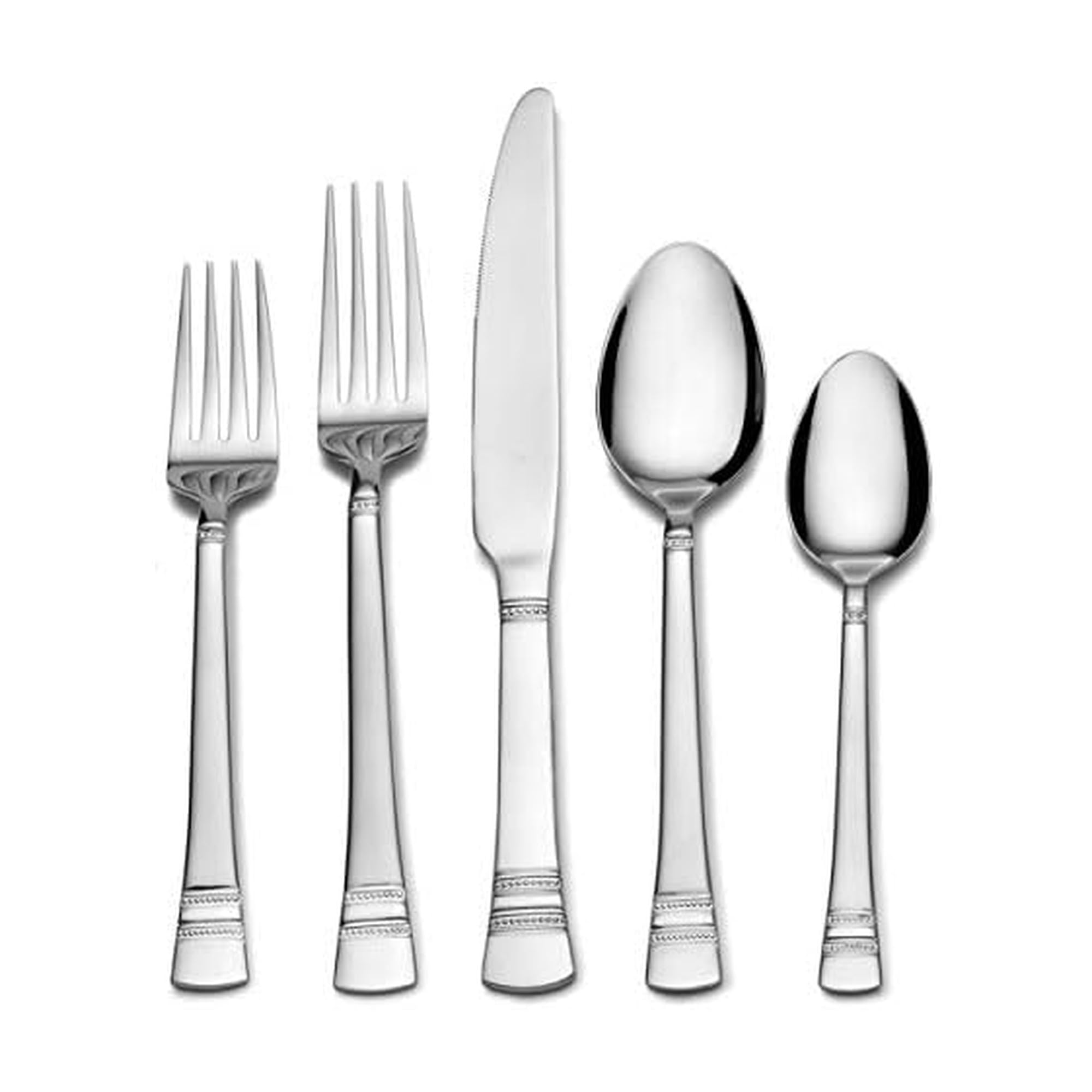 Pfaltzgraff Sapphire Bay 20-Piece Stainless Steel Flatware Set, Service for 4 (Pack of 2) — Amazon image 3