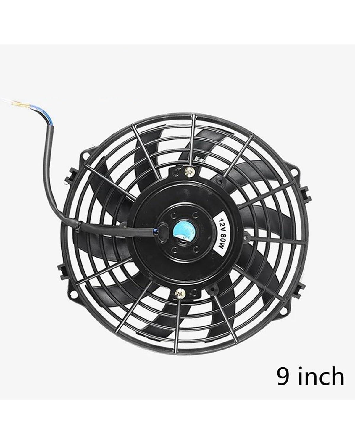Auto Ventilatore Radiatore KIT ELETTROVENTOLA DA 9" POLLICI RADIATORE RAFFREDDAMENTO OLIO AUTOMOTIVE UNIVERSALE SLIM RAFFREDDAMENTO 12V 80W Engine Cooling Fan Assembly