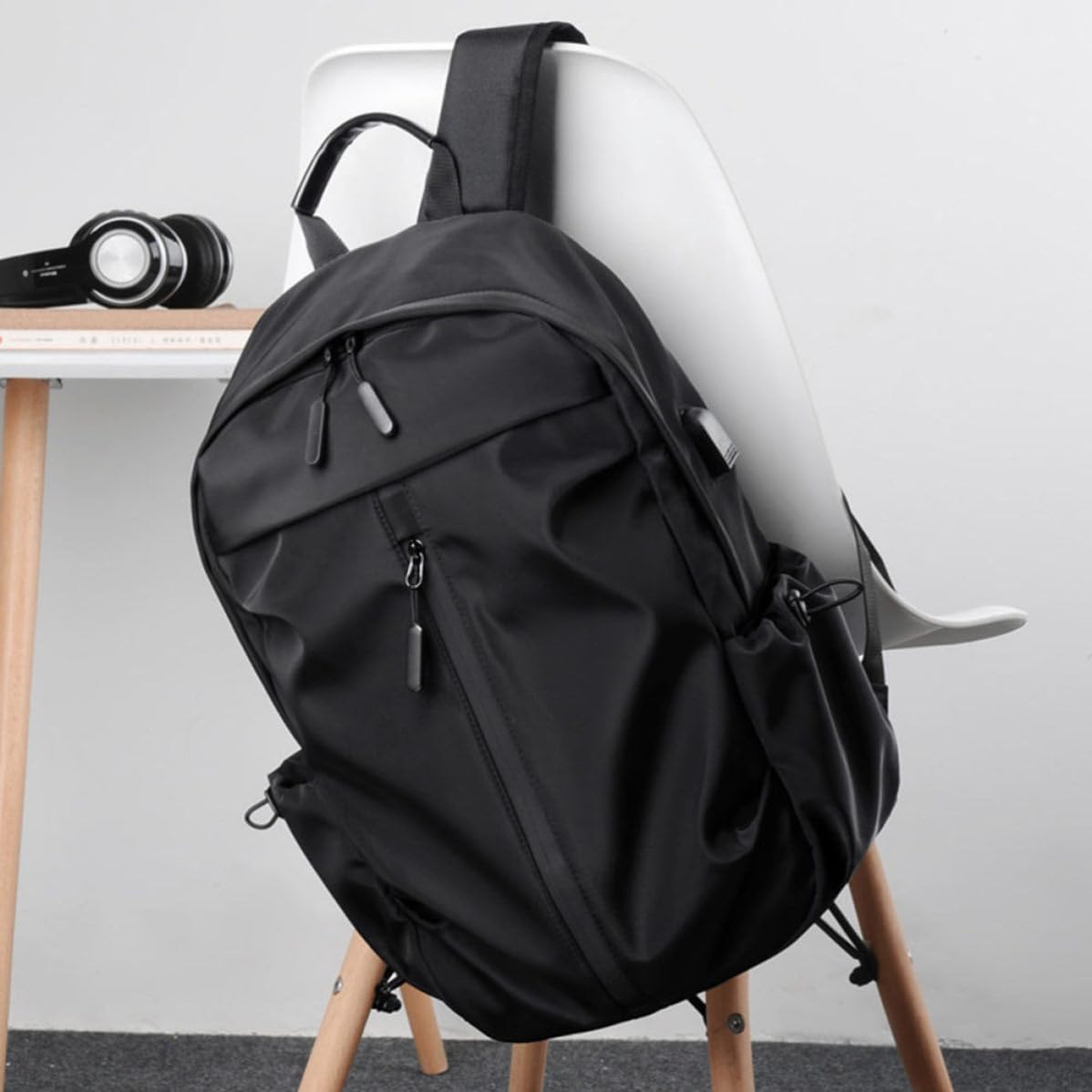 Mochila para Hombre para Ordenador Portátil 14 Pulgadas, Poliéster