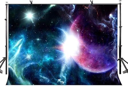Amazon Hd 10x7ft美しい宇宙背景幻想的な宇宙宇宙アドベンチャー写真背景の星空輝く空想科学小説テーマパーティー写真背景lyzy0411 バックペーパー 背景布 通販