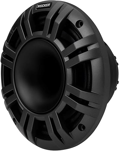 Miniatura 8 de KICKER 48KMXL8 8" 4-Ohm RGB LED KMXL Altavoces coaxiales marinos cargados con bocina, par