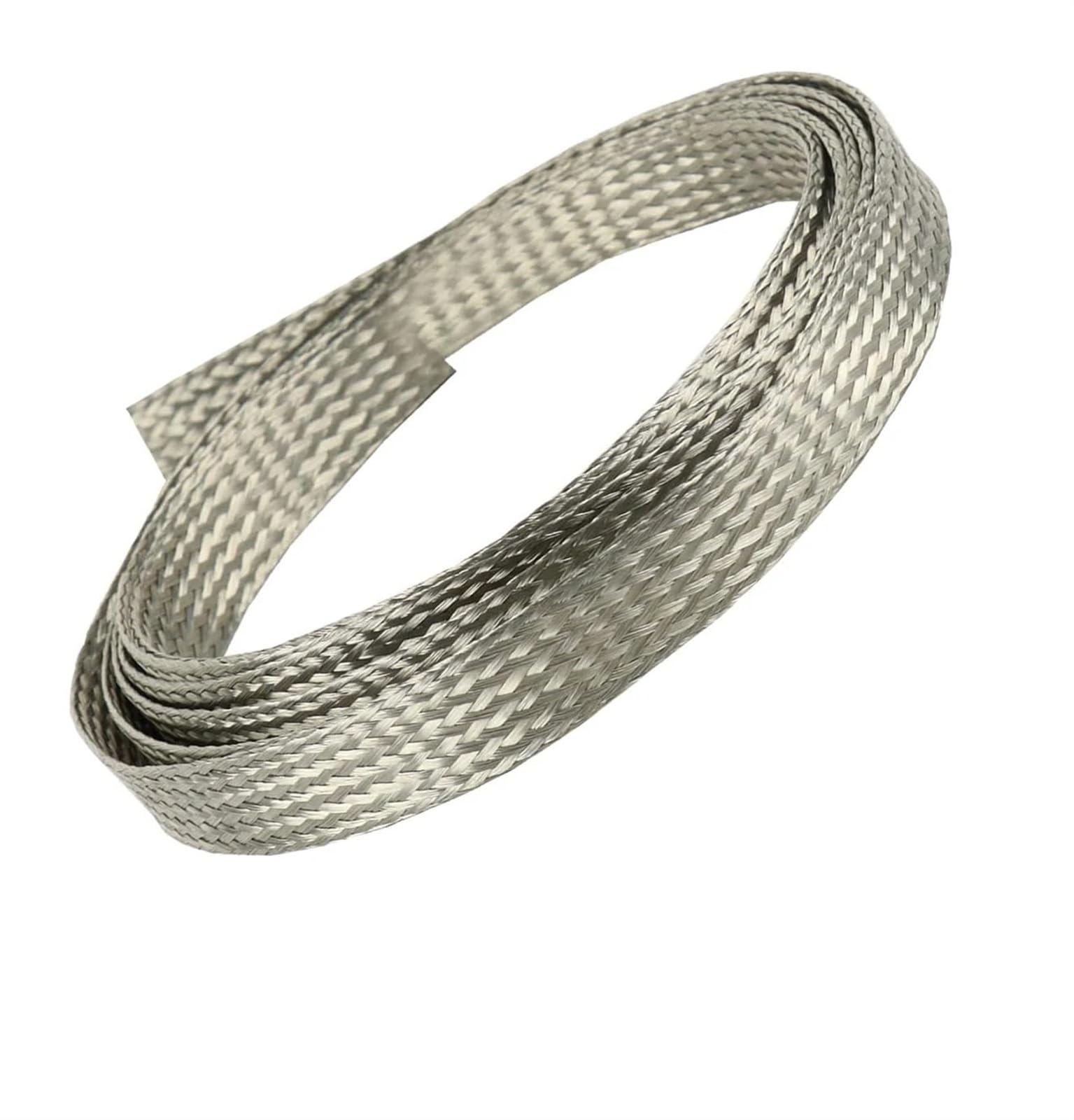 Kabel Sleeve 1/5M breed 4-25mm vertind koper plated gevlochten mouw uitbreidbaar staaldraad kabel geleidingsvermogen, audio, luidspreker metalen schede Kabel Nette Wire Sleeves (puur koper, BREEDTE