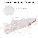 StoneLiquid Hike Barefoot Shoes for Women Men Waterproof Trail Running Healthy & Non-Slip Barefoot Footwear, White, 9-9.5 Women/7-7.5 Men gallery image