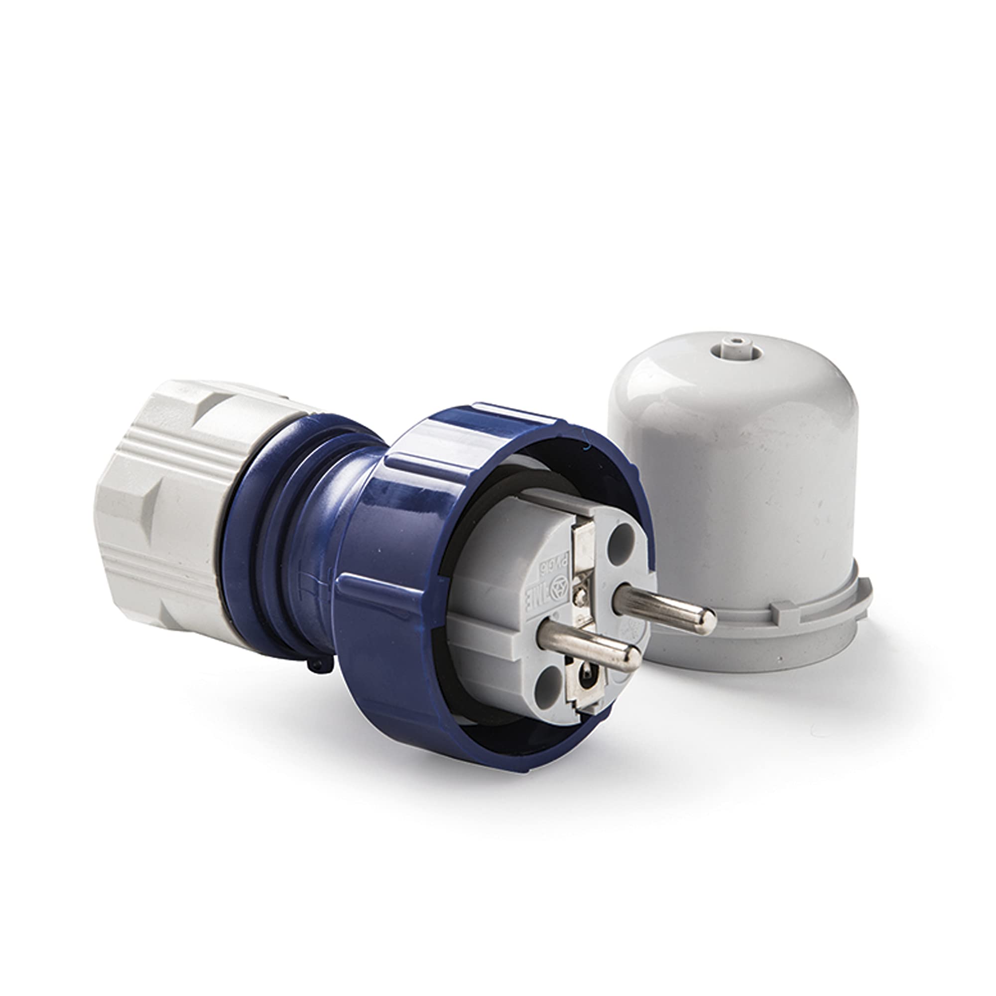 Fiche 2P schuko 23960 FAMATEL IP67 16A prise femelle étanche pour rallonge électrique