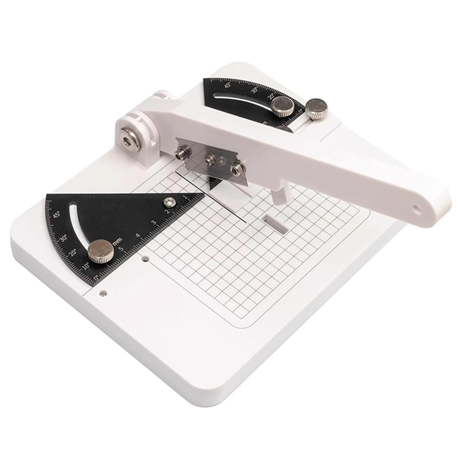 RKXKJ Manual Model Angle Cutter, Model Building Cutter Station, Angle Adjustable 0-45°, Blade Thickness 0.23mm, Sailboat Deck Angle Slicer, For Wood Model Building Tool