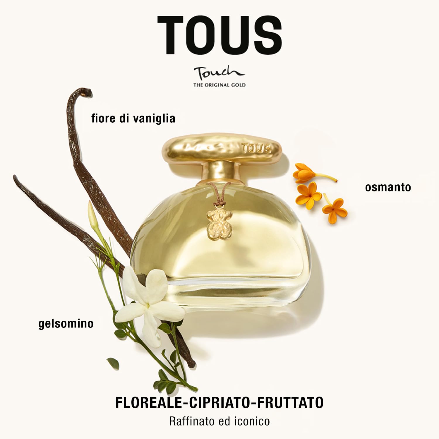 Tous Touch - Eau de Toilette vaporizador para mujer, 100 ml