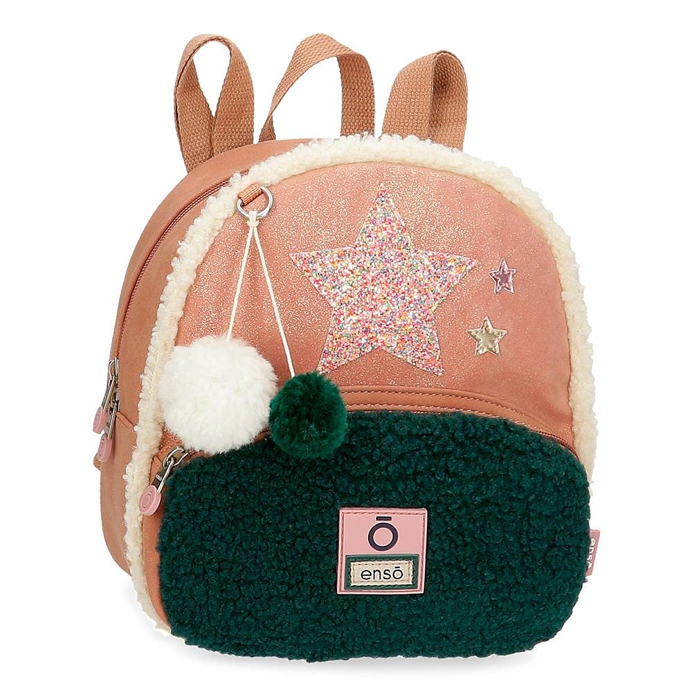 Enso Shine Stars Mochila Casual Rosa 22x25x14 cms Piel sintética 7,7L
