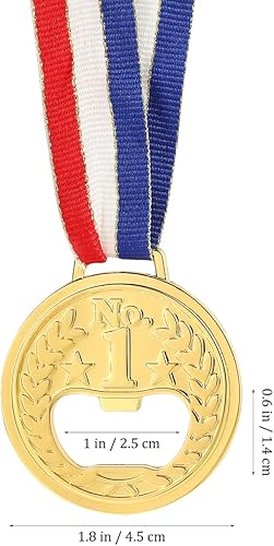Miniatura 4 de Cabilock Abridor de botellas NO. 1, abridor de cerveza con medalla de oro, medallas de oro creativas, abridor de frascos, removedor de tapa de