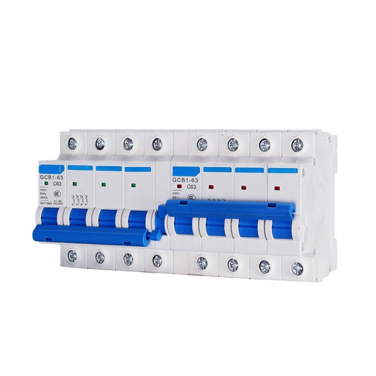 1PCS Interruttore di trasferimento manuale a doppia alimentazione 1P 2P 3P 4P Interruttore di interblocco AC 6A-125A 50Hz