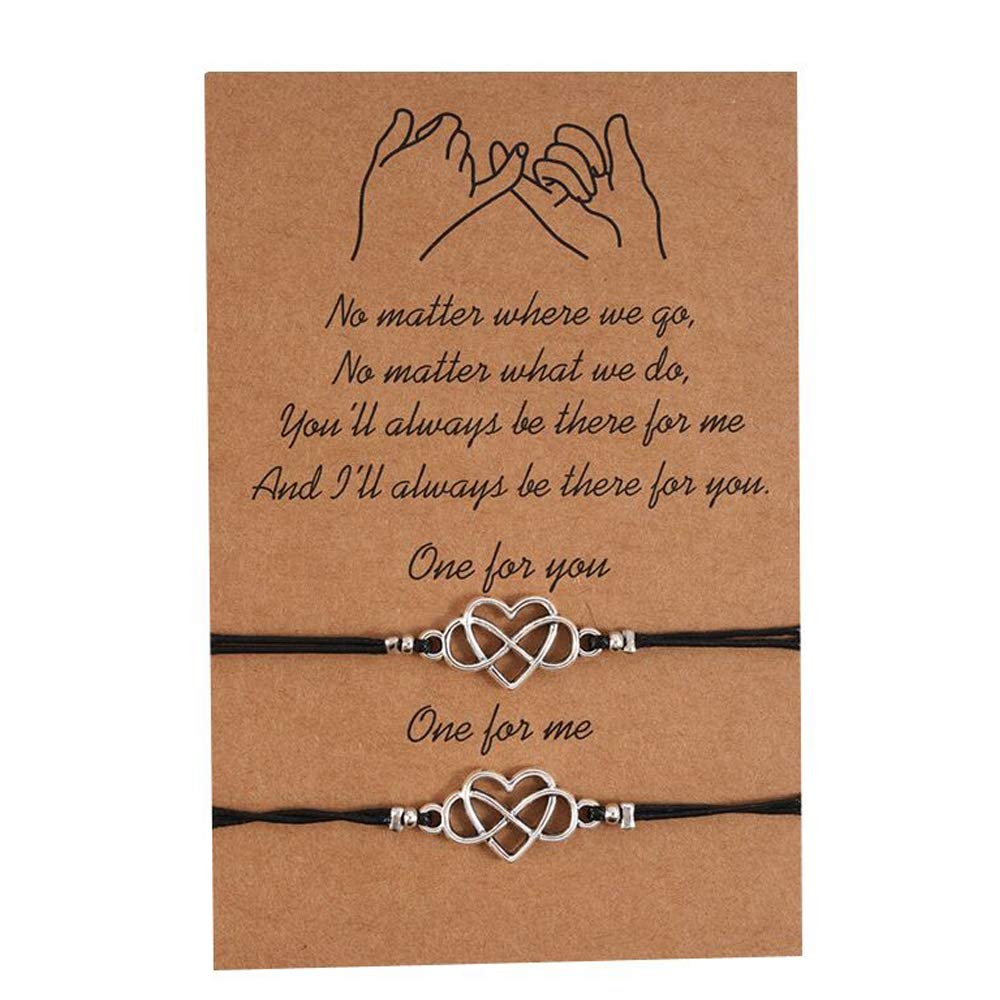 See full amazon price history chart for YUNCUTEE Pinky Promise Friendship Bracelet Set Long Distance Matching Relationship Bracelets Gift for Women Boyfriend Girlfriend Couple Family 2PCS (Heart&Infinity), 10 inches YUNCUTEE Pinky Promise Friendship Bracelet Set Long Distance Matching Relationship Bracelets Gift for Women Boyfriend Girlfriend Couple Family 2PCS (Heart&Infinity), 10 inches (B08R79T3RQ) Amazon Price History, Amazon Price Tracker