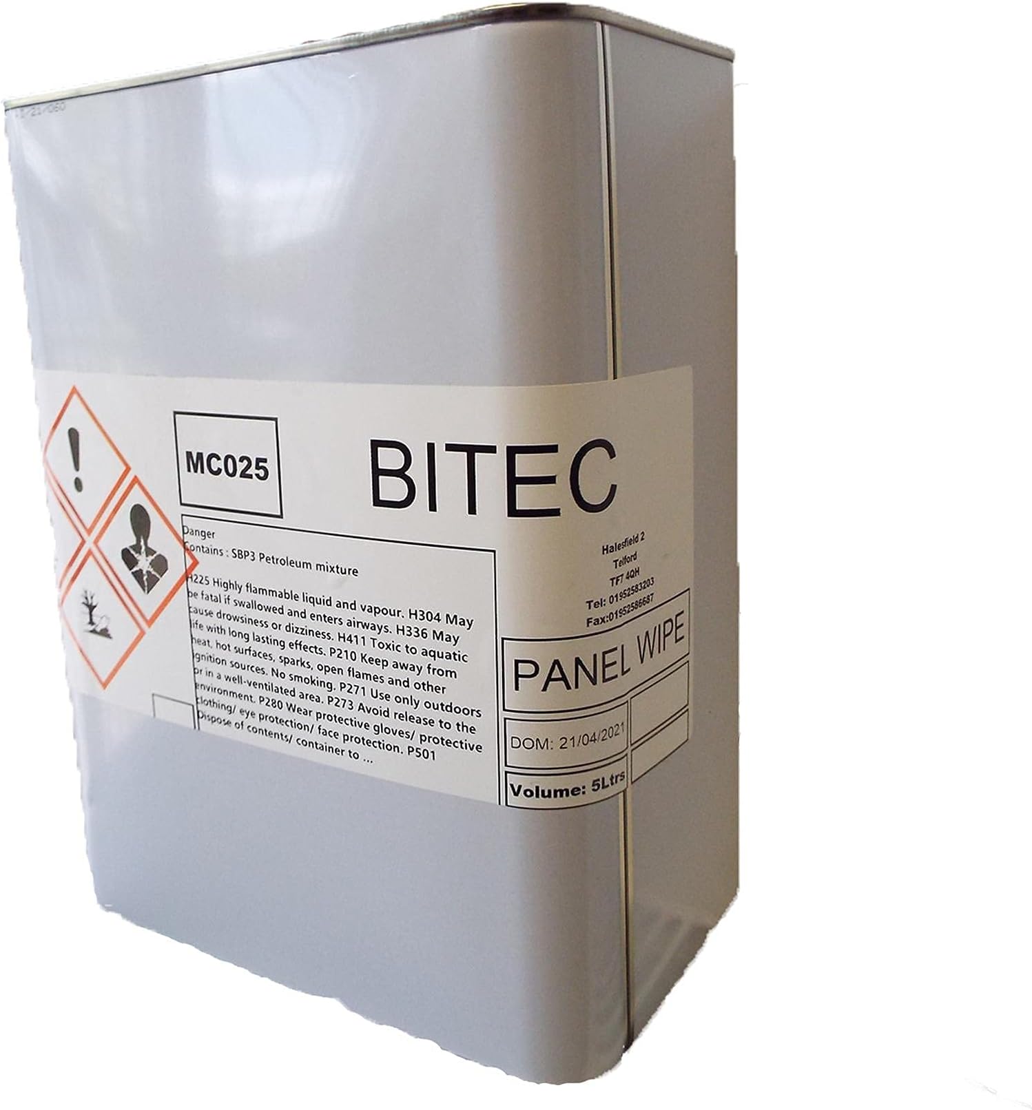 Pro Range Fast Panel Wipe & Degreaser 5L Panelwipe Anti-Static and Anti-Silicone Panel Wipe 5 Litres Fast Degreaser for Localised Panel Repairs