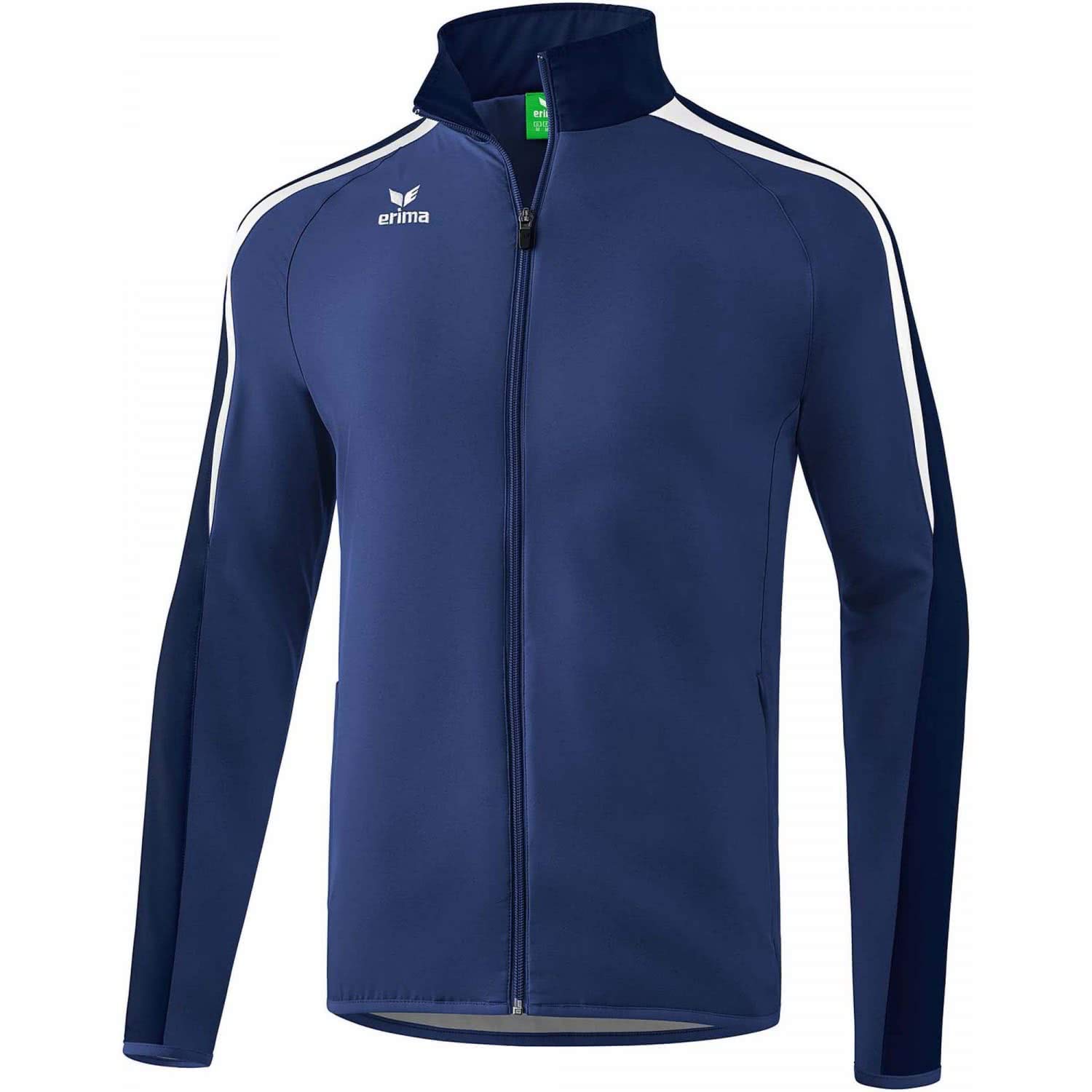 Erima Giacca Da Allenamento Uomo - Nero/Viola/Bianco, Taglia XXXL, Traspirante E Resistente Con Cappuccio E Tasche Con Cerniera