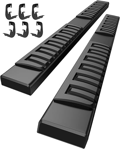 Miniatura 2 de Estribos de 6.3 pulgadas compatibles con Chevy Silverado 2007-2018GMC Sierra 1500 2500HD 3500HD, 2019 1500LDLimited 2500HD 3500HD de cabina