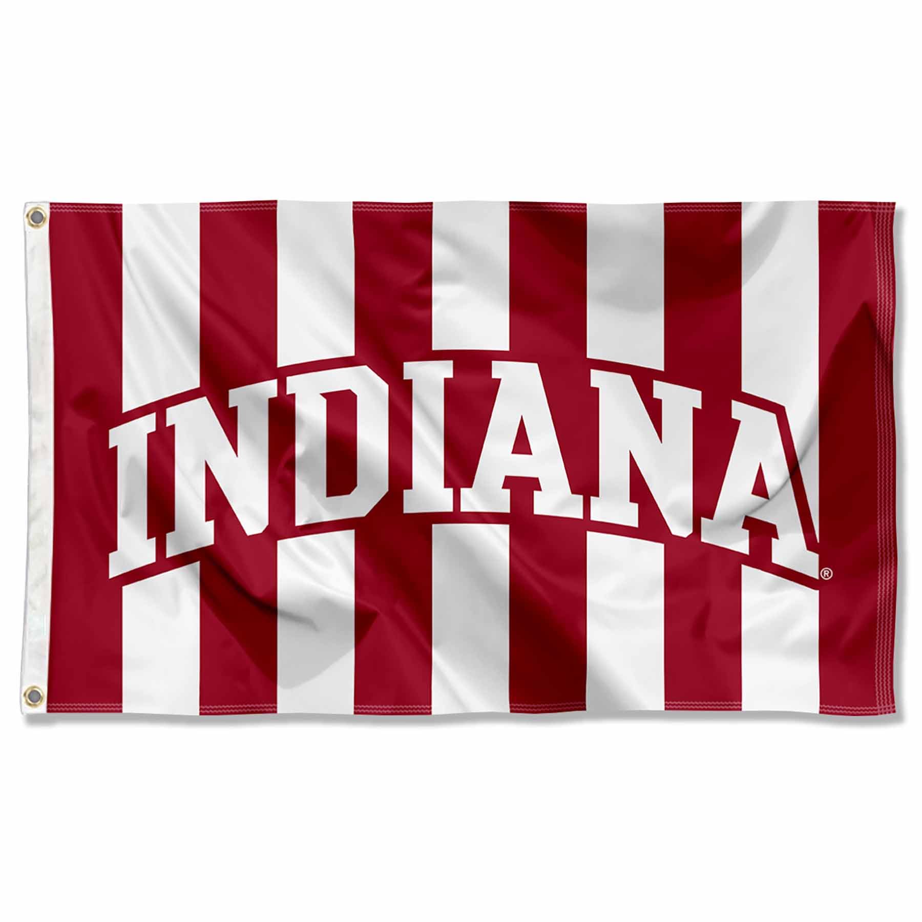 College Flags & Banners Indiana Hoosiers 3x5 Foot Flag - Double-Sided Polyester, Officially Licensed, With Grommets For Pole Or Wall