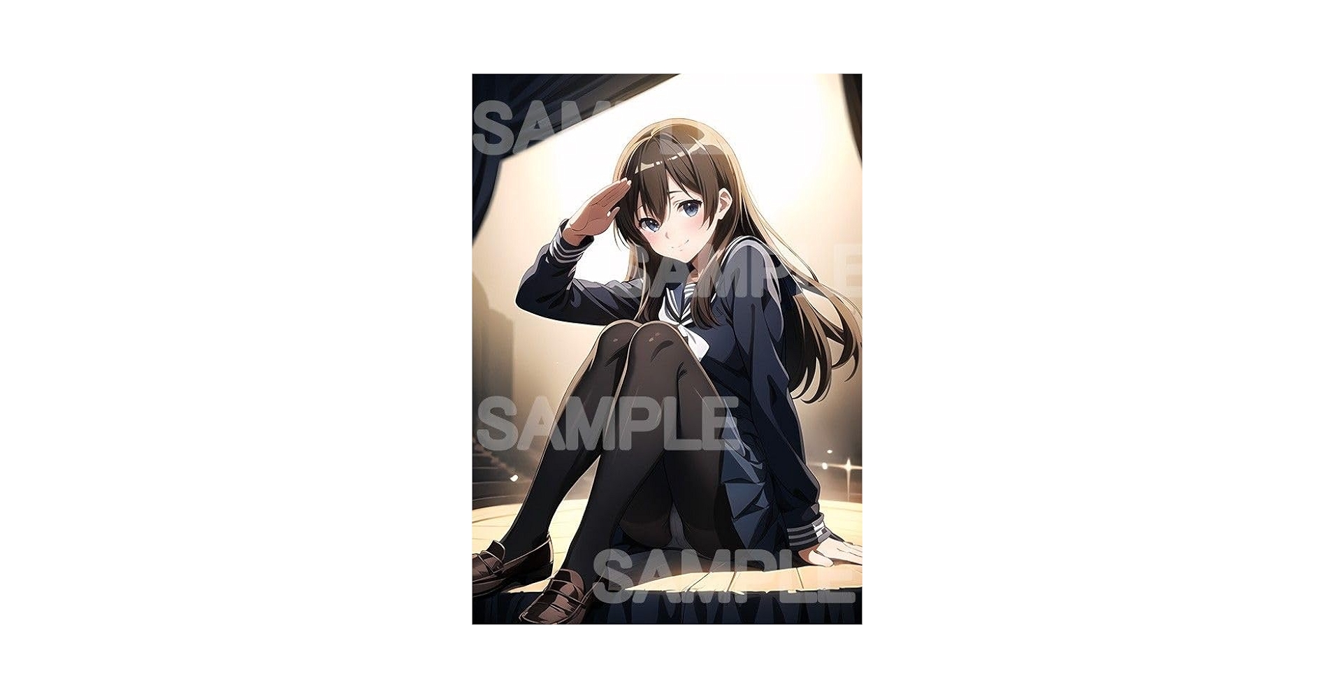 響け！ユーフォニアム黒江真由 ポスター 非売品 クリアポスター／黒江真由（『響け！ユーフォニアム3