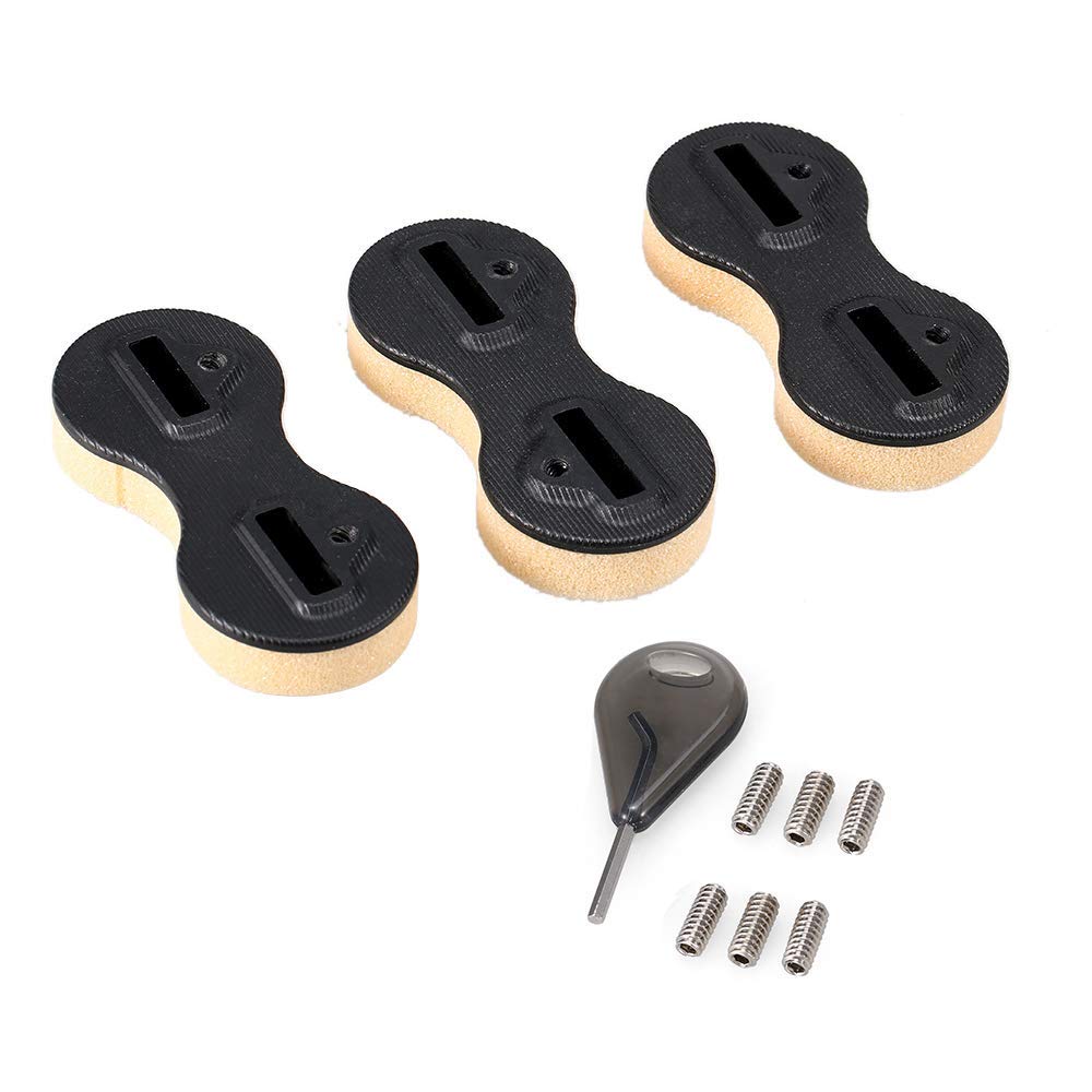 3 PCS Fushion Fin Box Plug Extra Fin Key 9MM Fin Screws Set JoinBuy