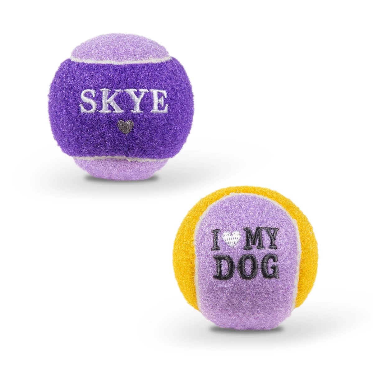 History & Heraldry Personalised Dog Balls – Pet Toy for Fun & Play – Durable, Chew-Resistant Fetch Balls for Small, Medium & Large Dogs (Skye)