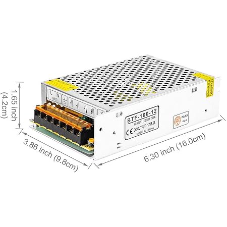 BTF-LIGHTING DC24V 5A 120W Alientation En Aluiniu Pour 3528 5050
