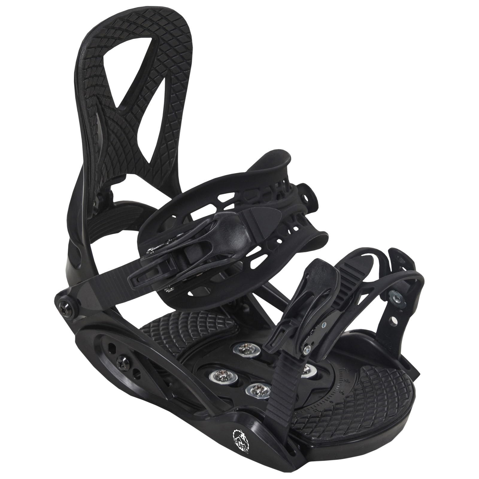 F2 Set Snowboard Junior Black Deck + Pipe Bindung Größen wählbar