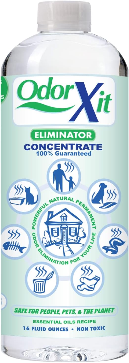 Concentrated Pet Urine Odor Eliminator, Ideal for Cat, Dog Poo and Urine Smell