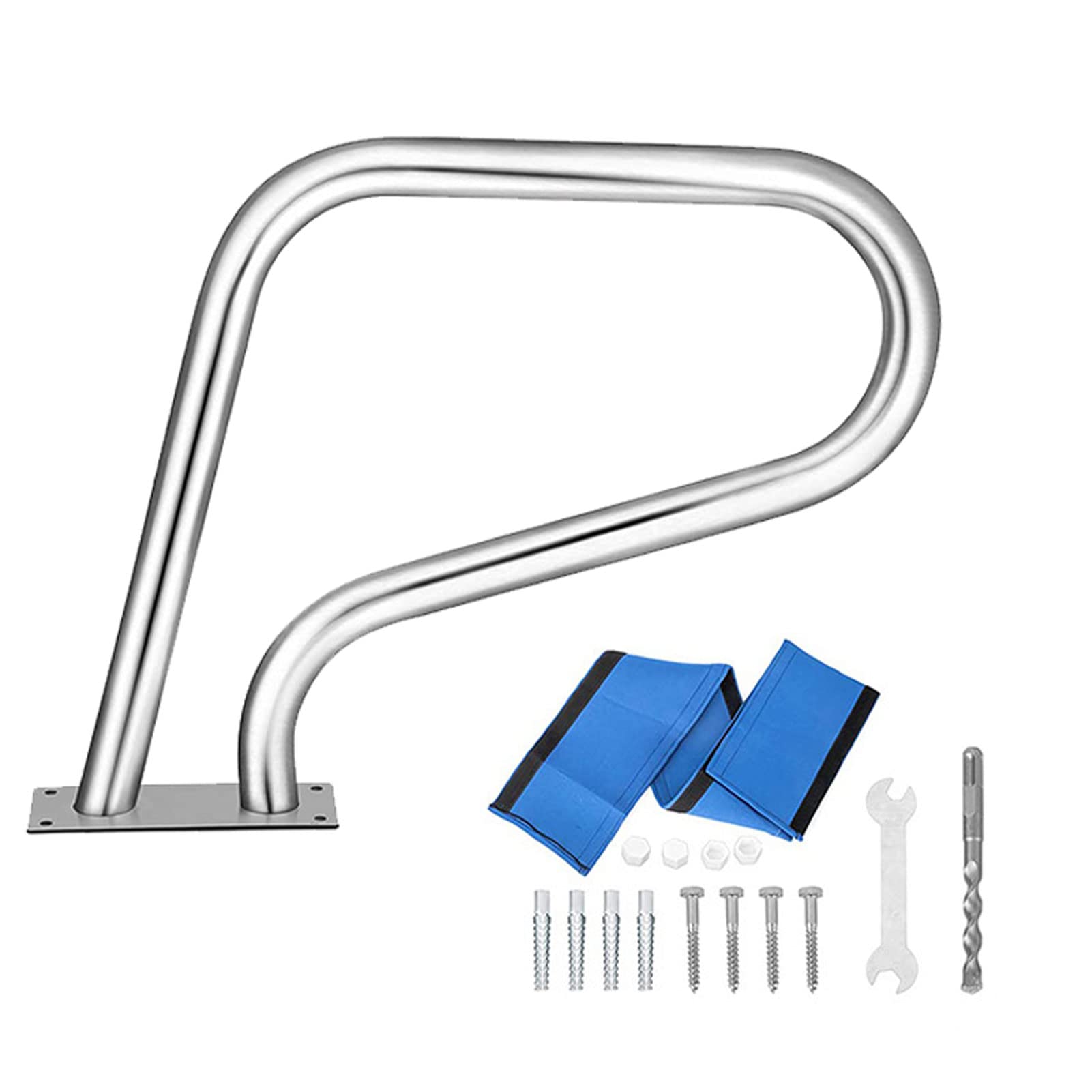 Main courante de sécurité pour piscine rampe escalier avec housse