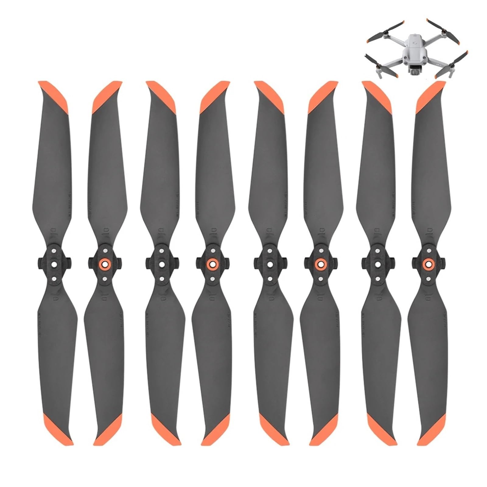 Compatible con, DJI, Air 2S Hélices 7238 Silenciosas