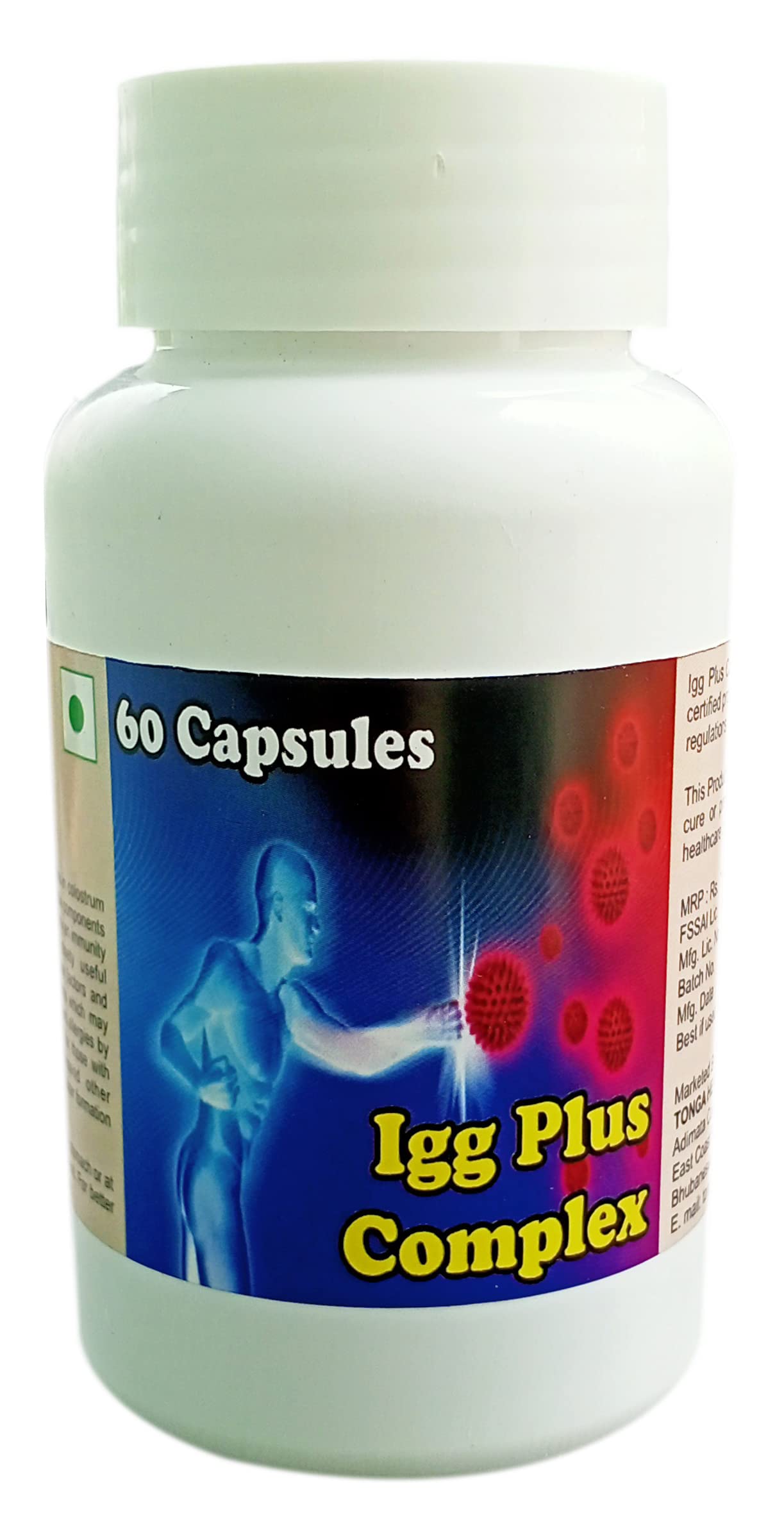 Buy IGG PLUS COMPLEX CAPSULES - 60 CAPSULES (GET 1 BOTTLE COMPLETE ...