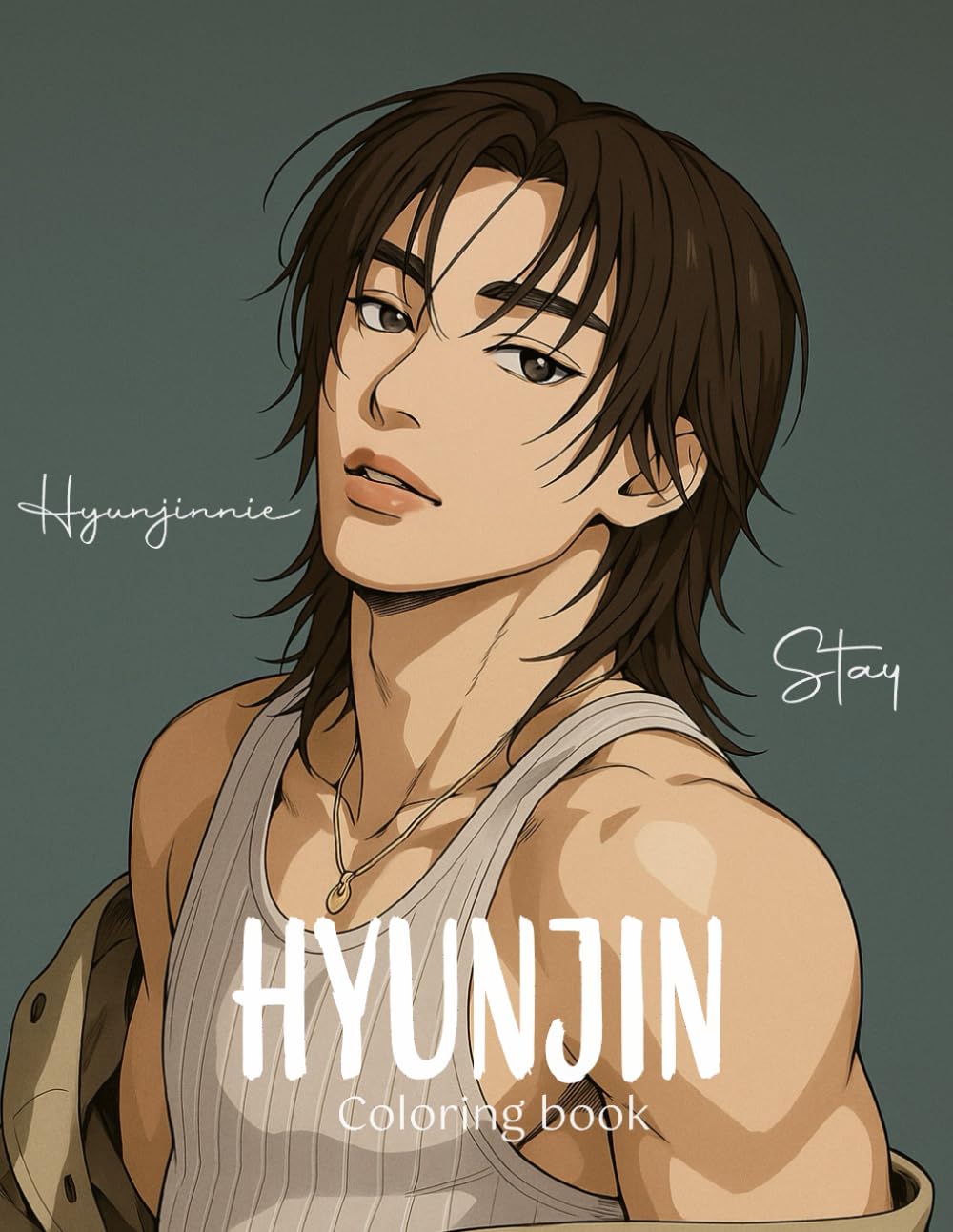 Hyunjin. coloring book (K-Pop coloring books)